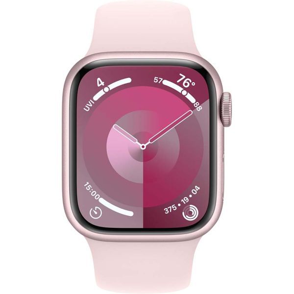 APPLE WATCH SERIE 9 45MM MR9G3LL/A PINK SPORT BAND S/M