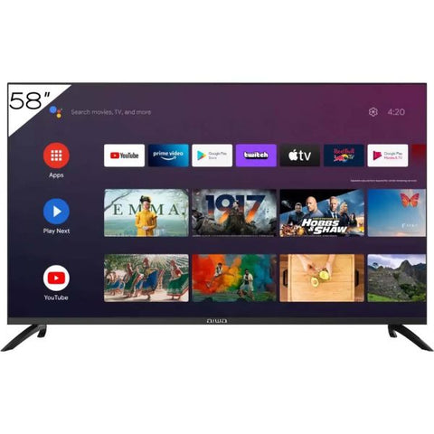 TV SMART LED 58" AIWA AW58B4K 4K HDMI GOOGLE TV*